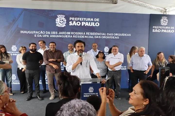 Prefeito Ricardo Nunes entrega nova UPA e nova UBS na região de Perus