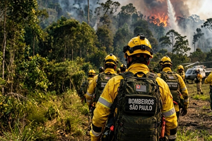 São Paulo envia Força-Tarefa para combater incêndios no Amazonas