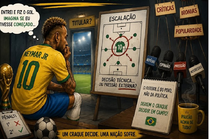Será que boicotaram o Neymar e “ferraram” o Brasil?