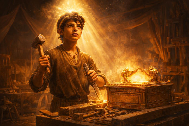 E se Deus decidisse encher um homem apenas para construir o sagrado?