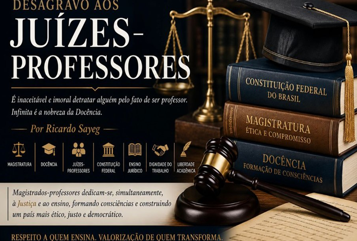 Desagravo aos Juízes-Professores
