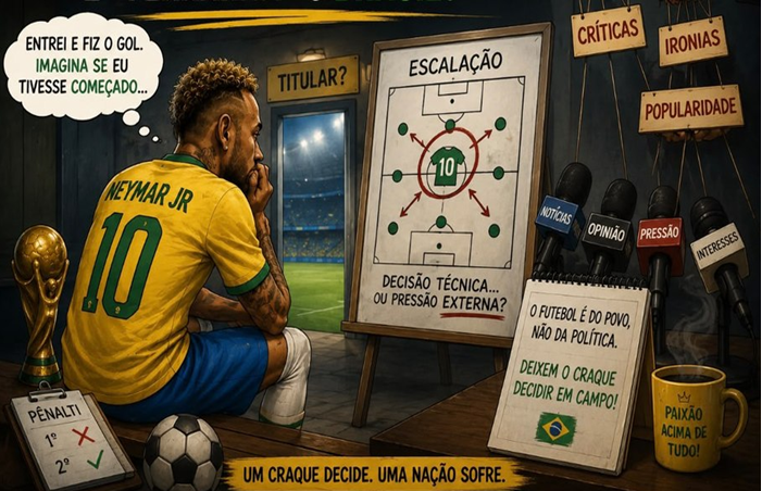 Será que boicotaram o Neymar e “ferraram” o Brasil?