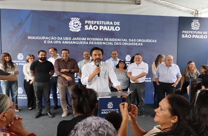 Prefeito Ricardo Nunes entrega nova UPA e nova UBS na região de Perus